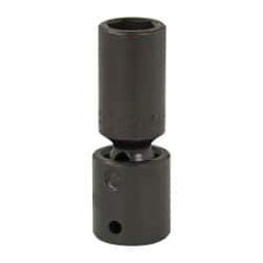 Proto - 1/2" Drive 11/16" Deep Universal Impact Socket - 6 Points, 3-1/2" OAL - Exact Tool & Supply