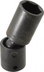 Proto - 1/2" Drive 7/8" Deep Universal Impact Socket - 6 Points, 3-1/2" OAL - Exact Tool & Supply