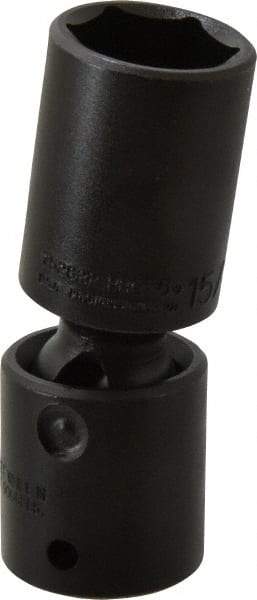 Proto - 1/2" Drive 15/16" Deep Universal Impact Socket - 6 Points, 3-51/64" OAL - Exact Tool & Supply