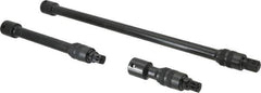 Proto - 3/8" Drive Socket Locking Extension Set - 3 Pieces, Includes 3, 6, 12" Lengths - Exact Tool & Supply