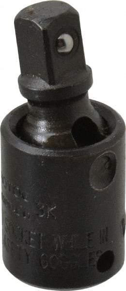 Proto - 1/4 Male 1/4 Female Impact Universal Joint - 1-13/32" OAL - Exact Tool & Supply