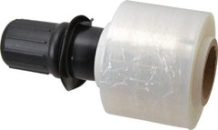 Stretch Associates - 3" x 1,000' 80 Gauge Clear Bundling Stretch Film with Dispenser - 4 Piece, 80 Gauge, Clear - Exact Tool & Supply