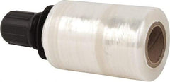 Stretch Associates - 5" x 1,000' 80 Gauge Clear Bundling Stretch Film with Dispenser - 4 Piece, 80 Gauge, Clear - Exact Tool & Supply