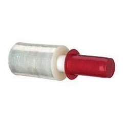 Stretch Associates - 5" x 1,000' 80 Gauge Clear Hand Held Stretch & Pallet Wrap with Extended Core - 80 Gauge, Clear - Exact Tool & Supply