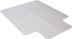 Aleco - 48" Long x 36" Wide, Chair Mat - Single Lip, Straight Edge Style - Exact Tool & Supply