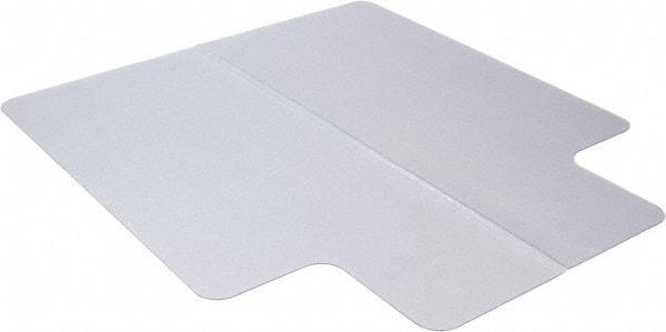 Aleco - 53" Long x 45" Wide, Chair Mat - Single Lip, Straight Edge Style - Exact Tool & Supply