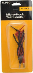 Fluke - Red/Black Electrical Test Equipment Leads Set - Use with All Models - Exact Tool & Supply