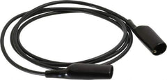 Pomona - Black Electrical Test Equipment Patch Cord - Use with Alligators Test Clips - Exact Tool & Supply