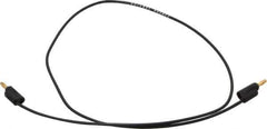 Pomona - Black Electrical Test Equipment Leads - Use with Banana Plugs - Exact Tool & Supply