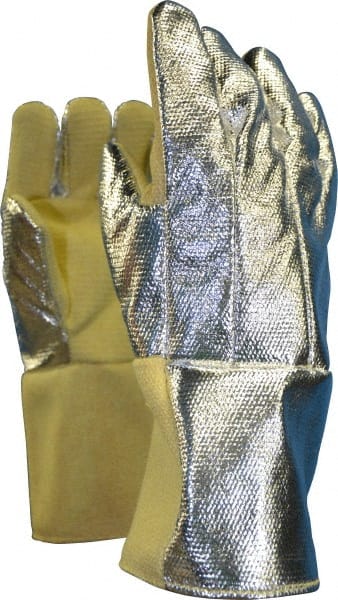 Steel Grip - Size Universal Wool Lined Aluminized Thermonol Welding Glove - Exact Tool & Supply