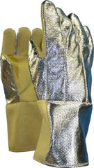 Steel Grip - Size Universal Wool Lined Aluminized Thermonol Welding Glove - Exact Tool & Supply