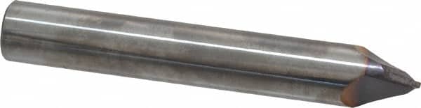 Niagara Cutter - 3/8" Diam 2 Flute Single End Solid Carbide Chamfer Mill - Exact Tool & Supply