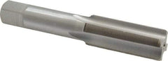 Interstate - 13/16-27 UNS 3B 4 Flute Bright Finish High Speed Steel Straight Flute Standard Hand Tap - Bottoming, Right Hand Thread, 4-15/32" OAL, 2" Thread Length, H4 Limit, Oversize - Exact Tool & Supply