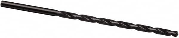 Extra Length Drill Bit: 0.172″ Dia, 118 °, High Speed Steel Oxide Finish, Spiral Flute, Straight-Cylindrical Shank, Series 235