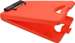 Saunders - 16 Inch Long x 10 Inch Wide x 2-5/8 Inch High, Clip Board - Orange - Exact Tool & Supply