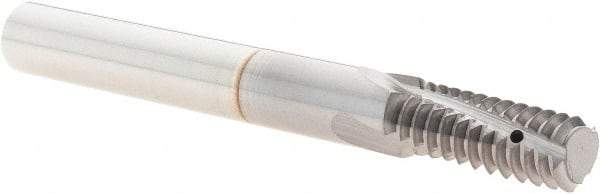 Vargus - 3/8-16, 3/4-16 UNC, UNF, 0.301" Cutting Diam, 3 Flute, Solid Carbide Helical Flute Thread Mill - Internal Thread, 0.781" LOC, 2.402" OAL, 5/16" Shank Diam - Exact Tool & Supply
