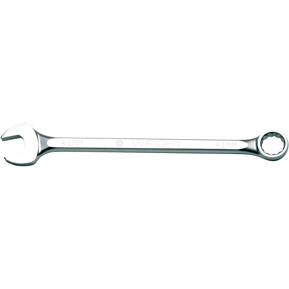 Wright Tool & Forge - Combination Wrenches; Type: Combination Wrench ; Tool Type: Metric ; Size (mm): 46 ; Number of Points: 12 ; Finish/Coating: Satin Finish ; Material: Alloy Steel - Exact Tool & Supply