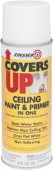 Zinsser - 13 oz Flat White Spray Primer & Finisher - 15 Sq Ft Coverage, Quick Drying - Exact Tool & Supply