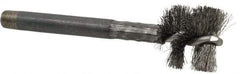 Red Head - 1-1/2" Long x 1-1/4" Diam Steel Wire Brush - Single Spiral, 3/4" Anchor Size, 4-7/8" OAL, 7/8" Shank Diam - Exact Tool & Supply