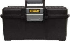 DeWALT - 1 Compartment Tool Box - 24" Wide x 11-1/2" Deep x 10-29/32" High, Metal/Resin, Black - Exact Tool & Supply