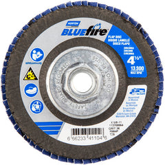 ‎4-1/2″ × 5/8″-11 Type 29 BlueFire Flap Disc - Exact Tool & Supply