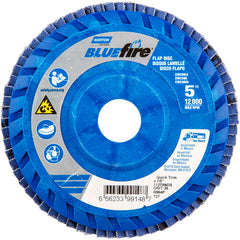 5 × 7/8″ BlueFire Plastic Flat Flap Disc Type 27 P36 Grit R884P Zirconia Alumina - Exact Tool & Supply