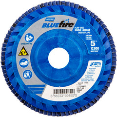 5 × 7/8″ BlueFire Plastic Flat Flap Disc Type 27 P60 Grit R884P Zirconia Alumina - Exact Tool & Supply