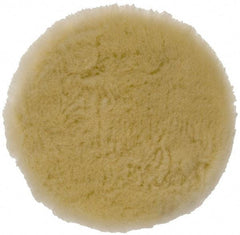 Porter-Cable - 6" Diam Wool Bonnet Pad - Hook & Loop Attachment - Exact Tool & Supply