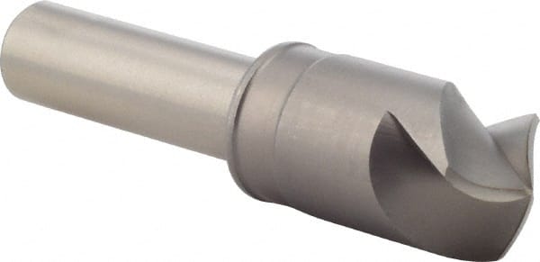 M.A. Ford - 3/4" Head Diam, 1/2" Shank Diam, 3 Flute 120° High Speed Steel Countersink - Exact Tool & Supply