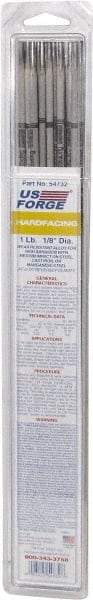 Made in USA - 14" Long, 1/8" Diam, Steel Arc Welding Electrode - Hardfacing Electrode - Exact Tool & Supply