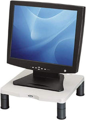 FELLOWES - Platinum & Graphite Monitor Riser - Use with 21" Monitors - Exact Tool & Supply