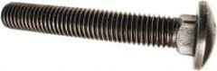 Value Collection - 5/16-18 UNC 2-1/2" Length Under Head, Standard Square Neck, Carriage Bolt - Grade 8 Alloy Steel, Zinc Trivalent Chromate Finish - Exact Tool & Supply