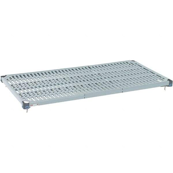 Metro - 30" Wide, 1-1/2" High, Open Shelving Shelf - Polymer, 18" Deep, Use with Metro Max Q - Exact Tool & Supply