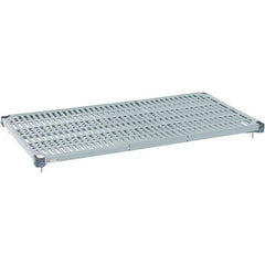 Metro - 30" Wide, 1-1/2" High, Open Shelving Shelf - Polymer, 18" Deep, Use with Metro Max Q - Exact Tool & Supply