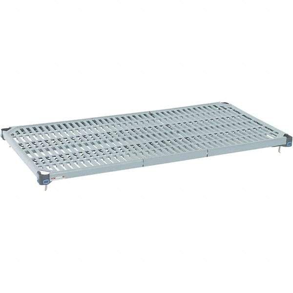 Metro - 60" Wide, 1-1/2" High, Open Shelving Shelf - Polymer, 24" Deep, Use with Metro Max Q - Exact Tool & Supply