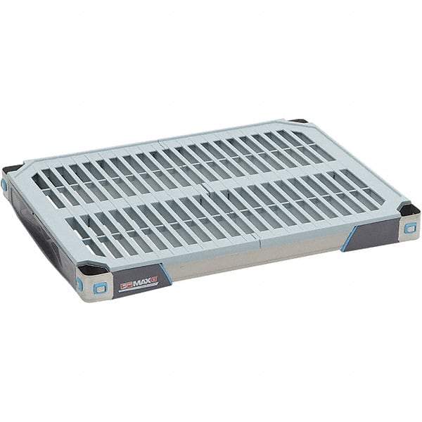 Metro - 24" Wide, 1-1/2" High, Open Shelving Shelf - Polymer, 18" Deep, Use with Metro Max I - Exact Tool & Supply