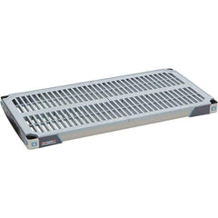 Metro - 36" Wide, 1-1/2" High, Open Shelving Shelf - Polymer, 18" Deep, Use with Metro Max I - Exact Tool & Supply