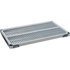 Metro - 42" Wide, 1-1/2" High, Open Shelving Shelf - Polymer, 24" Deep, Use with Metro Max I - Exact Tool & Supply