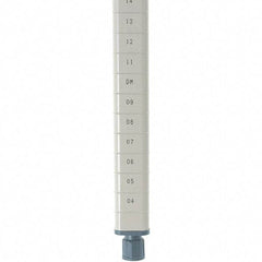 Metro - 86" High, Open Shelving Post - Steel with Epoxy Coating, Use with Metro Max Q Shelves - Exact Tool & Supply