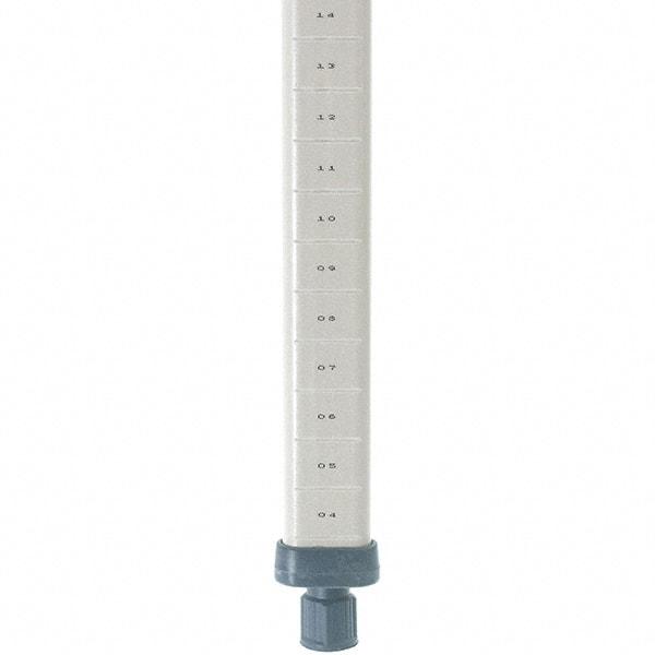 Metro - 33" High, Open Shelving Post - Polymer, Use with Metro Max I Shelving - Exact Tool & Supply