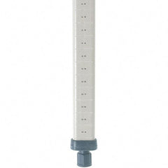 Metro - 33" High, Open Shelving Post - Polymer, Use with Metro Max I Shelving - Exact Tool & Supply