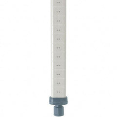 Metro - 74" High, Open Shelving Post - Polymer, Use with Metro Max I Shelving - Exact Tool & Supply