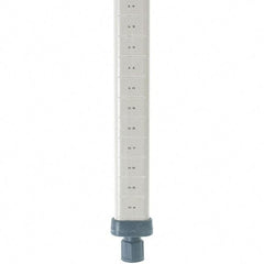 Metro - 86" High, Open Shelving Post - Polymer, Use with Metro Max I Shelving - Exact Tool & Supply