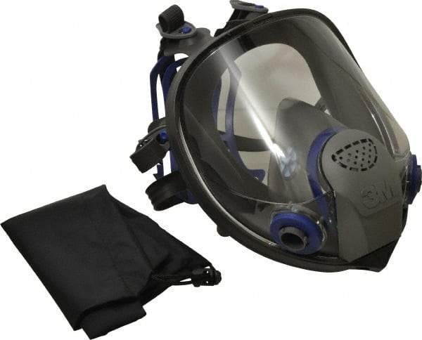 3M - Series FF-400, Size M Full Face Respirator - 6-Point Suspension, Bayonet Connection - Exact Tool & Supply