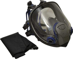 3M - Series FF-400, Size M Full Face Respirator - 6-Point Suspension, Bayonet Connection - Exact Tool & Supply