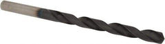 Hertel - 7/16" 135° High Speed Steel Jobber Drill - TiCN Finish, Right Hand Cut, Spiral Flute, Straight Shank, 5-1/2" OAL, Split Point - Exact Tool & Supply