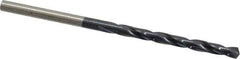 Hertel - #30 135° High Speed Steel Jobber Drill - TiAlN Finish, Right Hand Cut, Spiral Flute, Straight Shank, 2-3/4" OAL, Split Point - Exact Tool & Supply