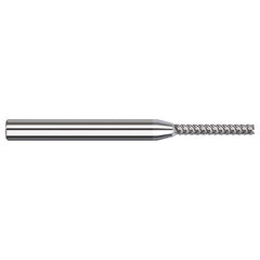Variable Helix End Mills for Aluminum Alloys - Finishers - 0.1875″ (3/16″) Cutter Diameter × 1.0000″ (1″) Length of Cut Carbide Square End Mill Finisher for Aluminum Alloys, 5 Flutes, TiB2 Coated - Exact Tool & Supply