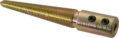 Made in USA - Buffing Wheel Buffing Spindle - 1/4" ID x 5/8" OD, Left Hand Thread - Exact Tool & Supply