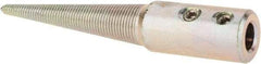 Made in USA - Buffing Wheel Buffing Spindle - 3/8" ID x 3/4" OD, Left Hand Thread - Exact Tool & Supply